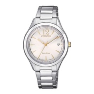 Citizen Eco-Drive FE6124-85A Analog Solar Silver Stainless Steel Women Watch