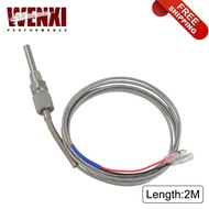 Exhaust gas Temp sensor 2m EGT K Type Thermocouple Probe Exhaust Temperature Sensors Threads Exhaust