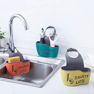 【hmiuxfm4347c.my】 Kitchen sink drain basket 厨房沥水篮水池挂袋 加厚水槽水龙头置物架 家用洗碗槽置物收纳篮  新款 现货  【0903U1F94t9t2】
