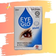 Eye Glo Moist Eye Drops 10ml For Moisturising Dry &amp; Dull Eyes