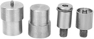 Snap Button Dies Set, Silver Snap Fastener for 651/633/831 Snap Button