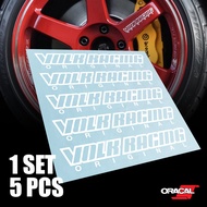 RAYS VOLK RACING ORIGINAL Wheel Sticker