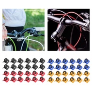 [Finevips1] 10x Bike Cable Clips C Shaped for Road Mountain Bikes Folding Bikes