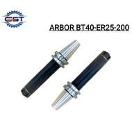 Arbor BT40 ER25 200 Taiwan standard tooling collet Chuck ER 25 Arbor Milling BT40-ER25-200