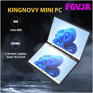 FGVJR Kingnovy L14 YOGA Dual Screen 360° Laptop 12th Gen Intel N95 2*14 Inch 2.5K Touch IPS Windows 11 Tablet PC 2 in 1 Notebook WiFi RHRER