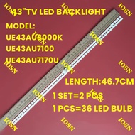 NEW 1 SET 43"TV LED BACKLIGHT UA43AU8000 UN43AU8000 UE43AU8000 UA43AU8000K UN43AU8000K UE43AU8000K