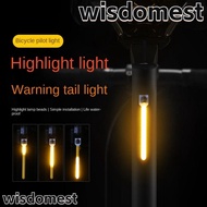 WISDOMEST Led Bike Tail Light, Bicycle Accessories Ultra Bright Bike Light, Durable Chargeable Night Riding Lights Running Water Pilot Lights Bicycle