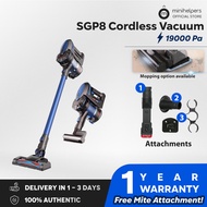 Minihelpers SGP8 (Blue) 19KPa 45mins Turbo Cordless Vacuum Cleaner Handheld Portable Car Vacuum, Ready Stocks
