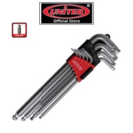 【UNITED】9 PCS ROTATE HEX KEY WRENCH SET