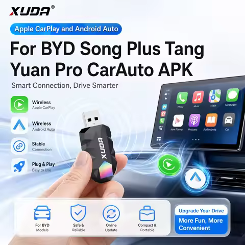 NEW For BYD Song Plus Tang Yuan Pro CarAuto APK map of Google Spotify music multilingual Apple CarPl
