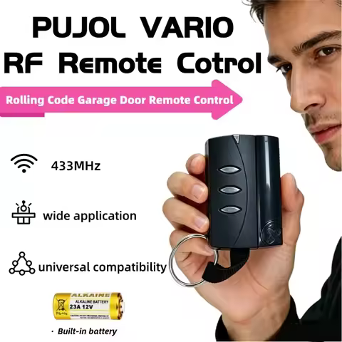 PUJOL VARIO 433.92mhz RF Rolling Code Garage Door Remote Control Only Compatible With PUJOL VARIO Bl