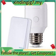 【】Wireless Light Bulb Socket E26 E27 Base Light Bulb Socket with Remote Control Light Bulb Socket No