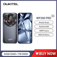 【24h Free ship selangor】Oukitel WP200 Pro 5G Rugged Phone Modular Design Detachable Earphone watch 2