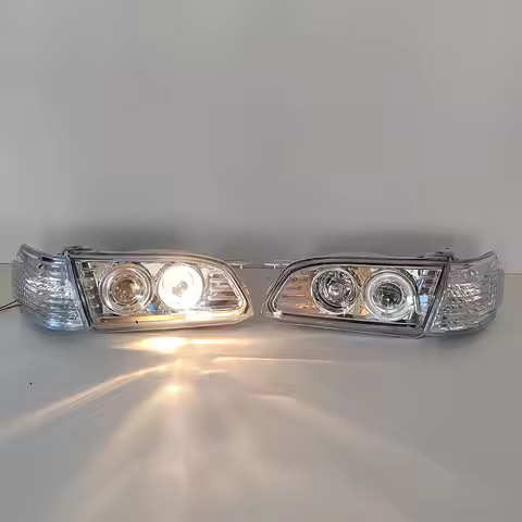 Pair Car LED Headlamp For Toyota Corolla AE110 AE111 AE112 AE114 Headlamps 1996 1997 1998 1999