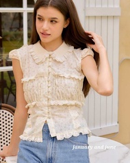 🫐Blue Como Top🫐