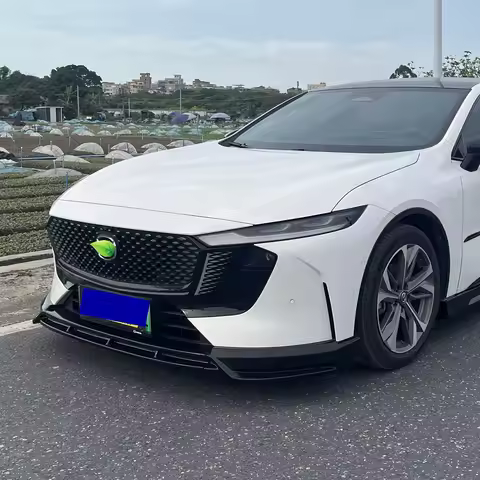 For 2024-2025 Mazda 6e EZ-6 Car Front Bumper Splitter Lip Spoiler Diffuser Guard Body Kit Tuning Ext