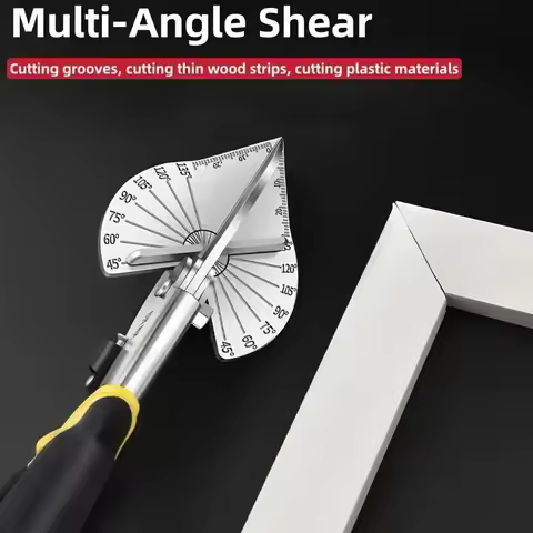 Electrician Angle Scissors 45 Degree Universal Trunking Scissors 90 Degree Woodworking Edge Banding 