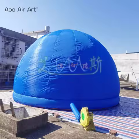 Portable 4.5m Diameter Inflatable Planetarium Tent Air Dome Projection Screen Movie Tent for Astrono