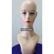 FEMALE MANNEQUIN HEAD STATUE FEMALE HEAD CLOTHES FULL FACE