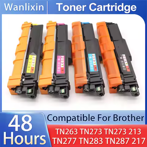 TN273 TN277 TN263 TN267 TN283 TN287 TN293 TN297 TN213 TN217 Toner Cartridge Compatible for Brother M