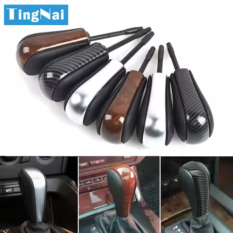 Car Automatic Gear Shift Knob Lever Stick Replacement For BMW 1 3 5 7 X3 X5 Z3 Z4 E81 E82 E85 E90 E9