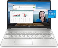 HP 15-dy2021nr-Plus Home & Business Natural Silver Laptop (Intel i5-1135G7 4-Core, 12GB RAM, 256GB S