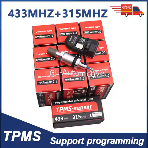 Programmable Universal TPMS Sensors 433MHz+315MHz Programing With TS508 TS601 TS501 TS608 ITS600E MK