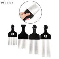 [Devoko] Afro African American Pick Comb Hairdressing Styling Tool Wig Straight Hair Hair Pick for S
