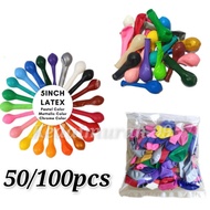 50/100pcs (5inch)latex balloon/ballon belon party birthday kid toy