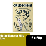 Oatbedient Oat Milk Lite ( Susu Oat Lite ) 25g x 12sachets