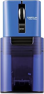 ELECOM M-CC2BRSBU Wireless "CAPCLIP" Mouse Bluetooth Silent 95% Reduction of Clicking Sounds, Blue