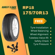 NEW TYRE 175/70R13 WESTLAKE RP18 (WITH INSTALLATION)