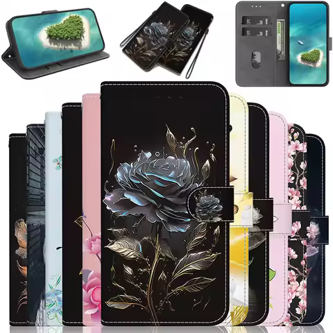 Stand Flip Wallet Case For LG Stylo 7 5 K50 Q60 K40S 41S 51S 61 k52 K62 Q52 Velvet G9 4G 5G K42 Flip
