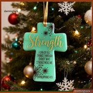 daminglack* Inspirational Keychain Meaningful Keychain Inspirational Acrylic Keychain with Ten-shape