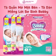 Tã Quần Mở Một Bên Bobby size NB-70 Miếng / Bobby size S-80 Miếng - Cho Bé Sơ Sinh Từ 3 Kg Đến 8 Kg