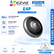 EZVIZ E4P 6MP Two-Way Talk Human Shape Detection H.265 5G Smart Dual Band 3K⁺ Wi-Fi Panoramic Fishey