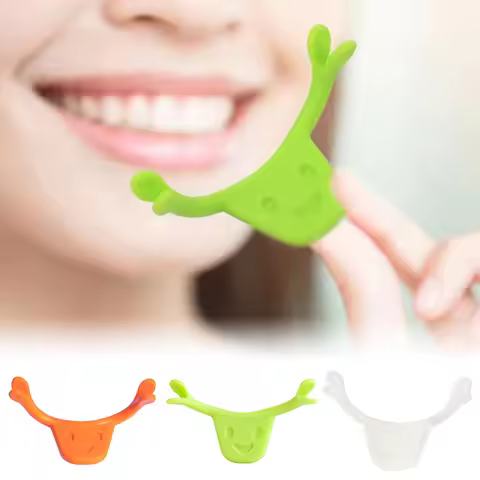 Mouth Muscles Silicone Smile Corrector Maker Facial Smile Trainer Face Lift Jaw Workout Beauty Exerc