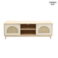 SB Design Square MAISON CO. ไซด์บอร์ด DAISY สีครีม (150x42x50 ซม.)