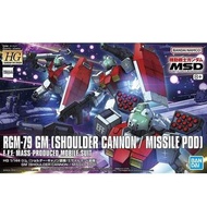 全新 HG UC 1/144 GM (SHOULDER CANNON / MISSILE POD) GTO MSD