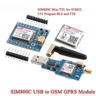 1-2Pcs USB to GSM Quad-band GPRS SIM800 SIM800C Module for Wifi Wireless Bluetooth-compatible SMS Me