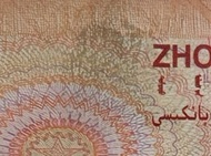 錯體-人民幣2015年100元（紙幣背面罕有大片缺顏料）