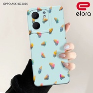 HP Oppo A5X 4G 2025 Elloraa.id - Oppo A5X 4G Ice Cream Motif - Cellphone Protector - Oppo - Oppo A5X