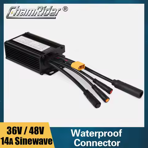 KT Electric Bicycle Waterproof Controller Ebike Controller Compatible with 500W 22A Dual Mode 250W 1