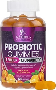▶$1 Shop Coupon◀  Daily Probiotic Gummies Extra Strength, 5 Billion CFU Probiotics for Men and Women