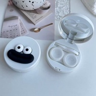 UYAAI 1 Set Contact lens Case with Tweezers Softlens Box with Mirror