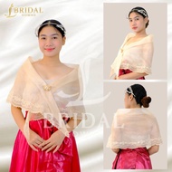 Alampay shawl filipiniana “Alampay Bella”  / Woman tops Accesories/ Graduation Photoshoot