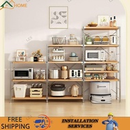 Stainless Unit Shelf Set Rack Boltless Shelf Movable Kitchen Rack Storage  LX