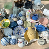 MiNi Cute Ceramics with Diverse Cute Patterns Ceramic Plate Plate Set