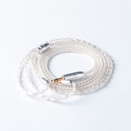 KBEAR 8 Core Upgraded Silver Wired Earphone Cable 2PIN/MMCX/QDC Gaming Headphones Earbuds Headset KB