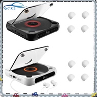 QCXL Portable CD Player With 5 Playback Modes Touchscreen Headphones Anti-Skip Shockproof Small Music CD Walkman For